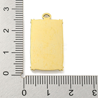 Real 18K Gold Plated PVD Vacuum Plating 304 Stainless Steel Pendants STAS-L278-012G-01-1