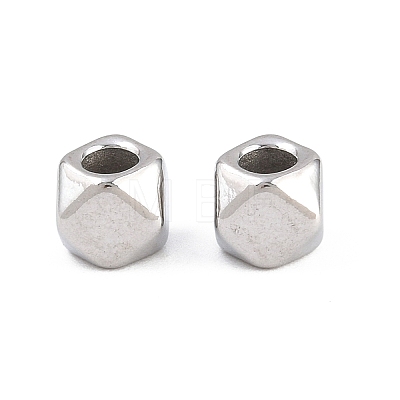 Irregular 304 Stainless Steel Beads STAS-D394-03O-P-1