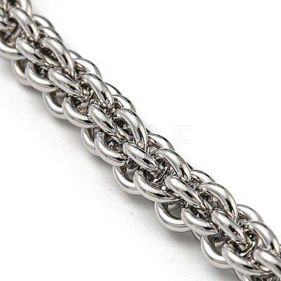 201 Stainless Steel Rope Chain Bracelets STAS-Z056-11P-1