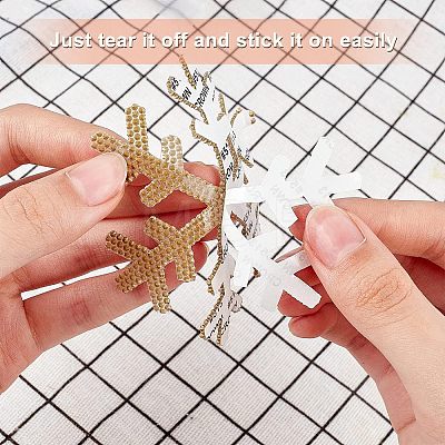 Self Adhesive Glitter Rhinestone Sticker DIY-FG0001-35-1