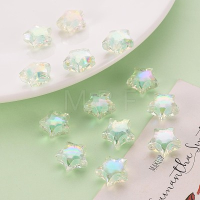 Transparent Acrylic Beads TACR-S152-02D-SS2111-1