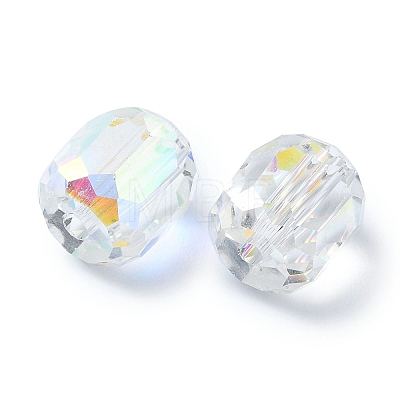 AB Color Plated Glass Beads GLAA-F108-12B-15-1