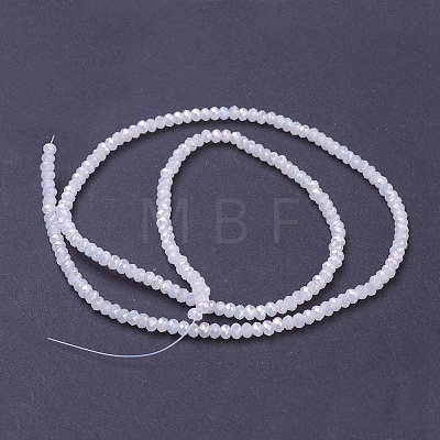 Electroplate Glass Beads Strands EGLA-R048-2mm-36-1
