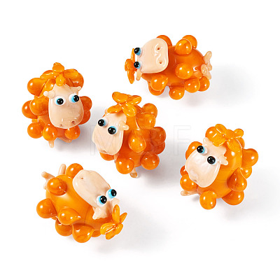 5Pcs Handmade Lampwork Display Decorations LAMP-TA0002-60E-1