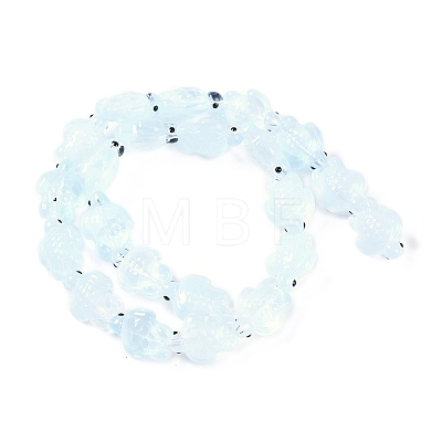 Transparent Glass Enamel Beads Strands GLAA-B021-06J-1