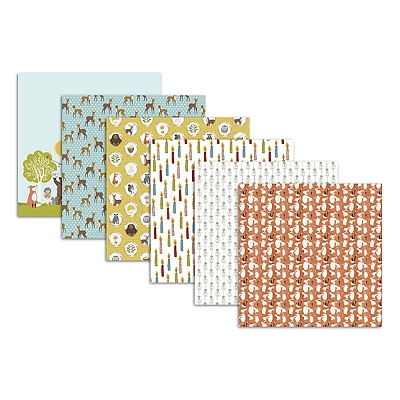 24Pcs 12 Styles Scrapbook Paper Pads PW-WG5DCE0-01-1