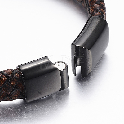 PU Leather Cord Bracelets BJEW-F288-05B-1