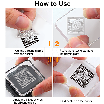 Custom PVC Plastic Clear Stamps DIY-WH0448-0172-1