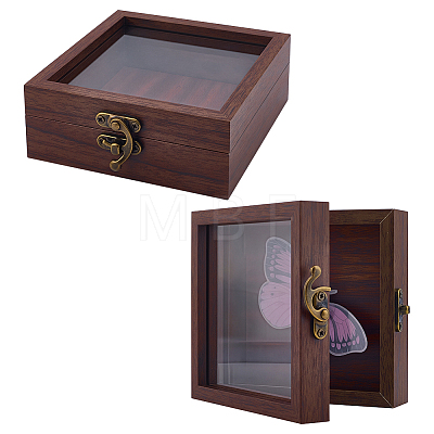 Wood Jewelry Display Cases CON-WH0089-223A-1
