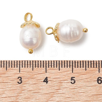 Natural Cultured Freshwater Pearl Pendants PALLOY-JF05579-1