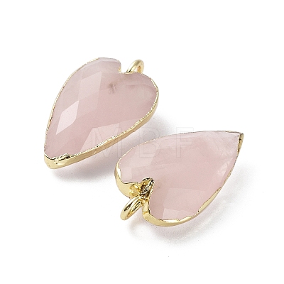 Natural Rose Quartz Pendants X-G-G012-12G-02-1