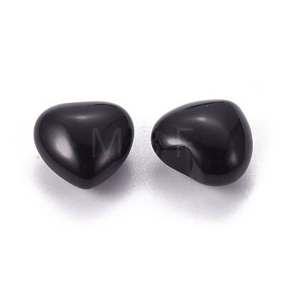 Natural Obsidian Heart Love Stone G-I219-05B-1