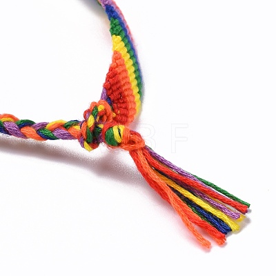 Rainbow Pride Bracelet BJEW-F419-03-1