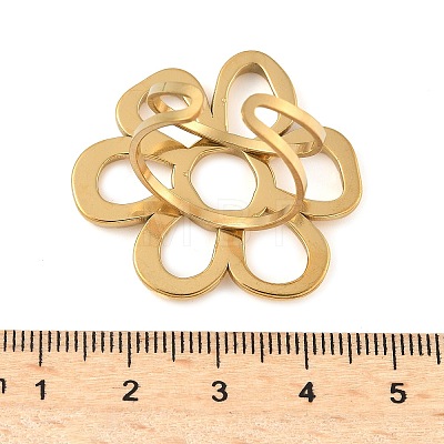 304 Stainless Steel Open Cuff Rings for Women LS-RJEW-U060-04B-G-1