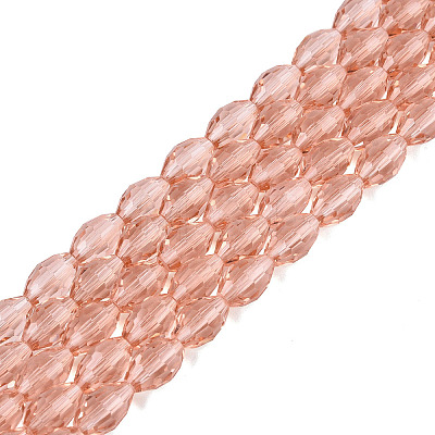 Transparent Glass Beads Strands GLAA-N071-01A-A04-1