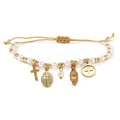 304 Stainless Steel Charm Bracelets LS-BA2405-7-1