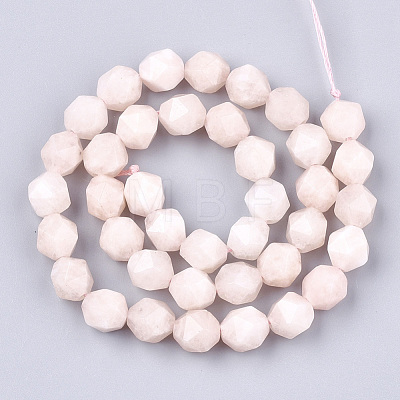 Natural Pink Morganite Beads Strands G-T108-28C-1