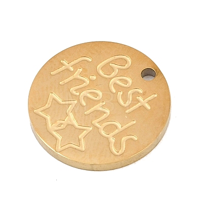 304 Stainless Steel Charms STAS-H249-15G-1