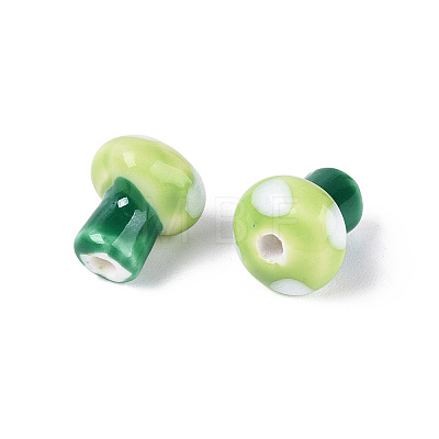 Handmade Porcelain Beads PORC-N012-03F-1