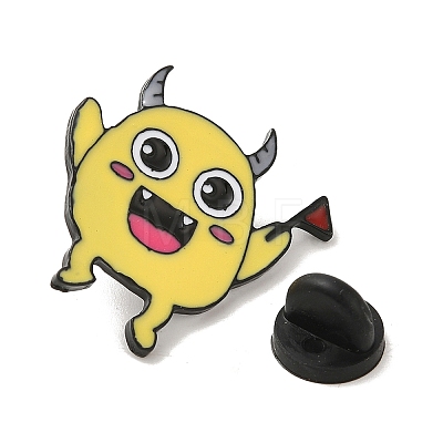 Halloween Series Black Aolly Brooches JEWB-U004-03D-1