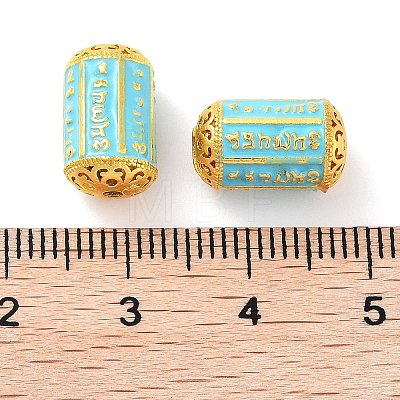 Alloy Enamel Beads ENAM-B001-01D-1