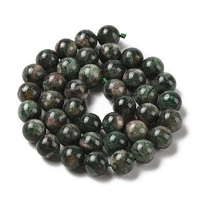 Natural Green Quartz Round Beads Strands G-Q171-D02-03-1