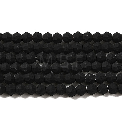 Imitate Austrian Crystal Frosted Glass Beads Strands EGLA-A039-P3mm-MD02-1