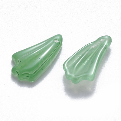 Imitation Jade Glass Pendants DGLA-T002-05B-1