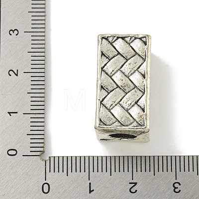 Tibetan Style Alloy European Beads FIND-U015-12AS-03-1