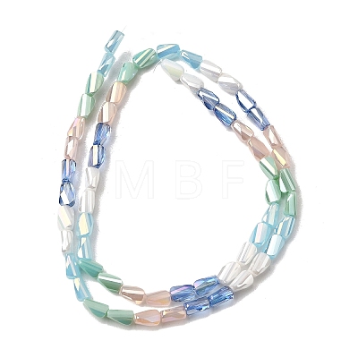 Electroplate Glass Beads EGLA-D300-01A-03-1