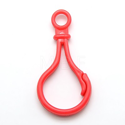 Bulb Shaped Plastic Lobster Keychain Clasp Findings KEYC-A022-M-1