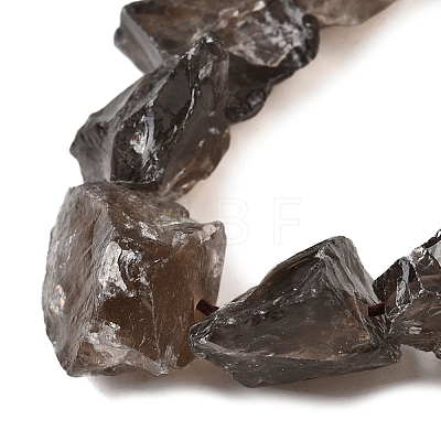 Natural Smoky Quartz Beads Strands G-S386-C08-1