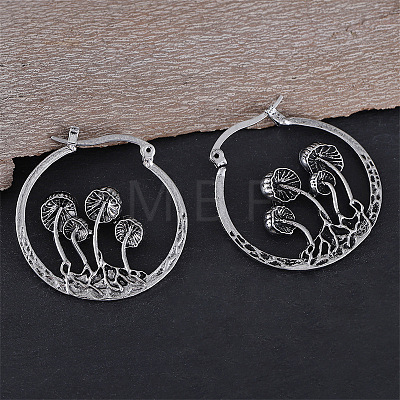 Alloy Hoop Earrings FS-WG4BE07-01-1-1