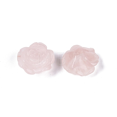Natural Rose Quartz Carved Beads G-Q601-41A-02-1