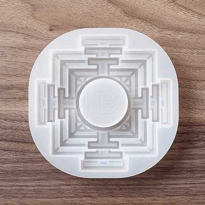 DIY 3 Layers Labyrinth Food-grade Silicone Molds SIMO-D001-07-1