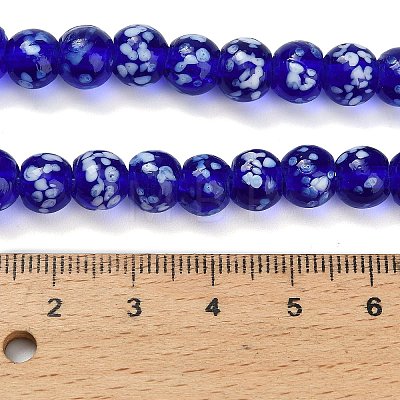 Handmade Lampwork Beads Strands LAMP-H071-01B-01-1