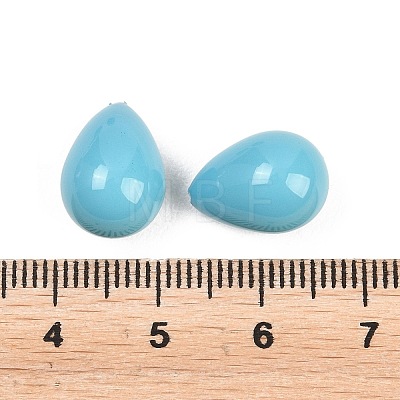 Electroplate Opaque Glass Beads GLAA-A044-02E-1