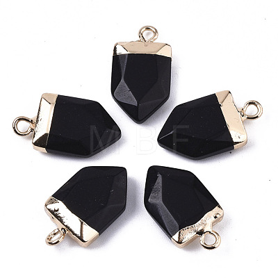 Natural & Synthetic Mixed Gemstone Pointed Pendants G-N326-34-1