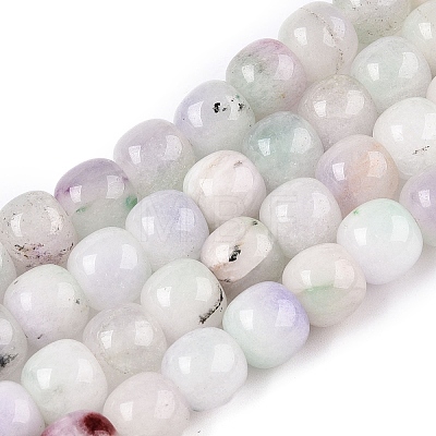 Dyed Natural White Jade Beads Strands G-T138-D16-1