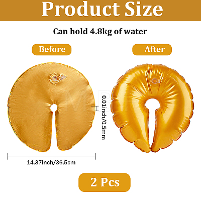 2Pcs PE Plastic Water Bag for Party Decor AJEW-CN0007-39D-1