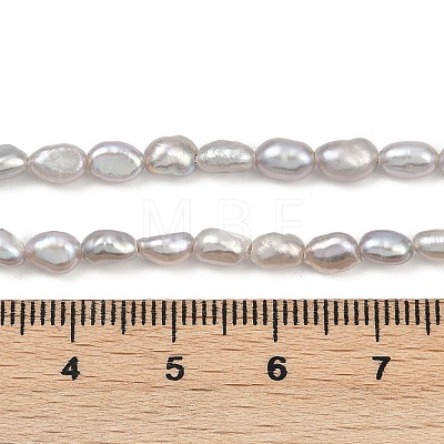 Natural Cultured Freshwater Pearl Beads Strands PEAR-P064-20E-04E-1