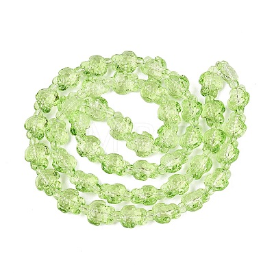Transparent Glass Beads Strands DGLA-N021-02A-09-1
