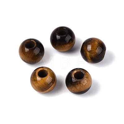 Natural Tiger Eye Beads G-Q602-08A-10-1