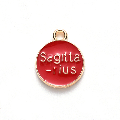 Alloy Enamel Pendants LS-X-ENAM-S124-01A-07F-1