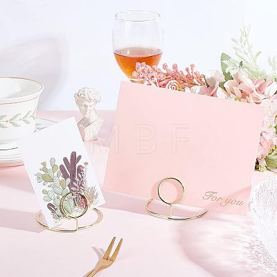 Alloy Place Card Holder DJEW-WH0018-22-1