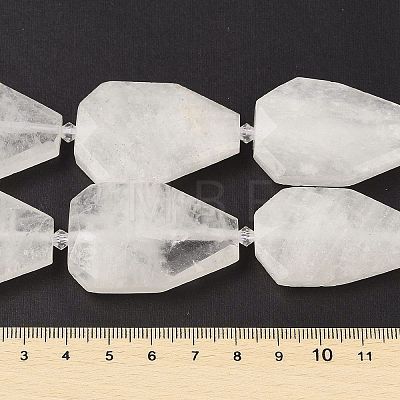 Natural Quartz Crystal Beads Strands G-P548-B02-01-1