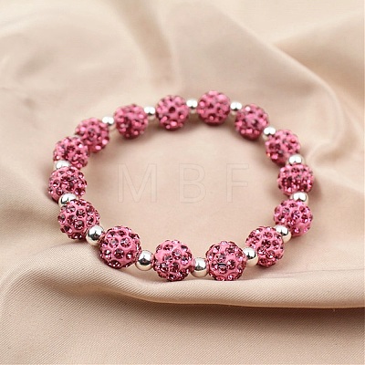 Pave Disco Ball Beads X-RB-A130-10mm-23-1