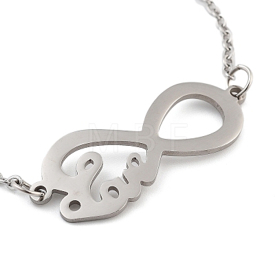 Non-Tarnish Stainless Steel Cable Chain Link Bracelets for Women Men LS-STAS-Z061-01P-06-1