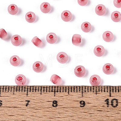6/0 Transparent Inside Colours Glass Seed Beads SEED-N008-08L-1