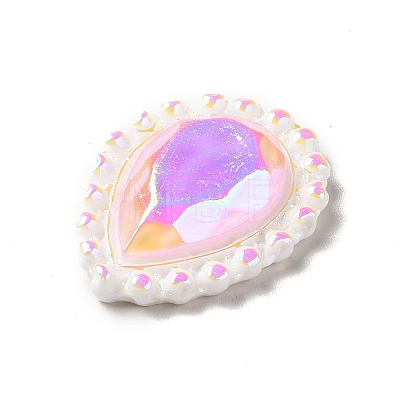 Opaque Resin Cabochons CRES-M014-13-1